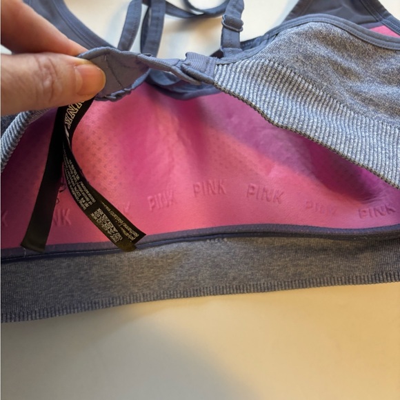 PINK Victorias Secret Lightly Padded Sports Bra Size Large - Picture 4 of 5